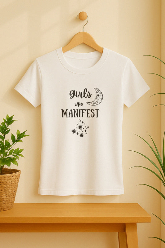Girls Who Manifest – Women's Slim Fit T-Shirt