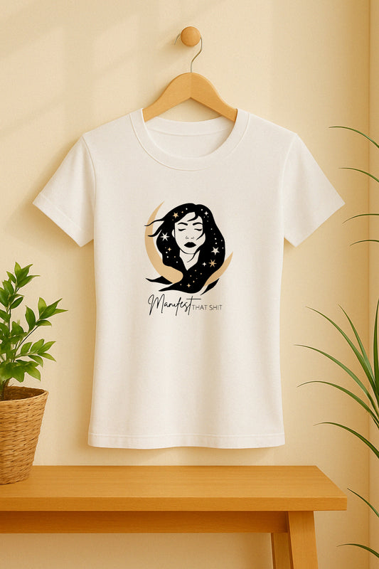 Manifest That Shi*t - Women's Favorite Tee for Positive Vibes