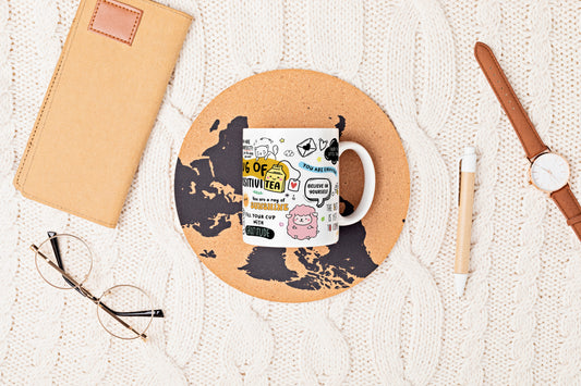 Inspirational Ceramic Mug – Fill Your Cup with Gratitude